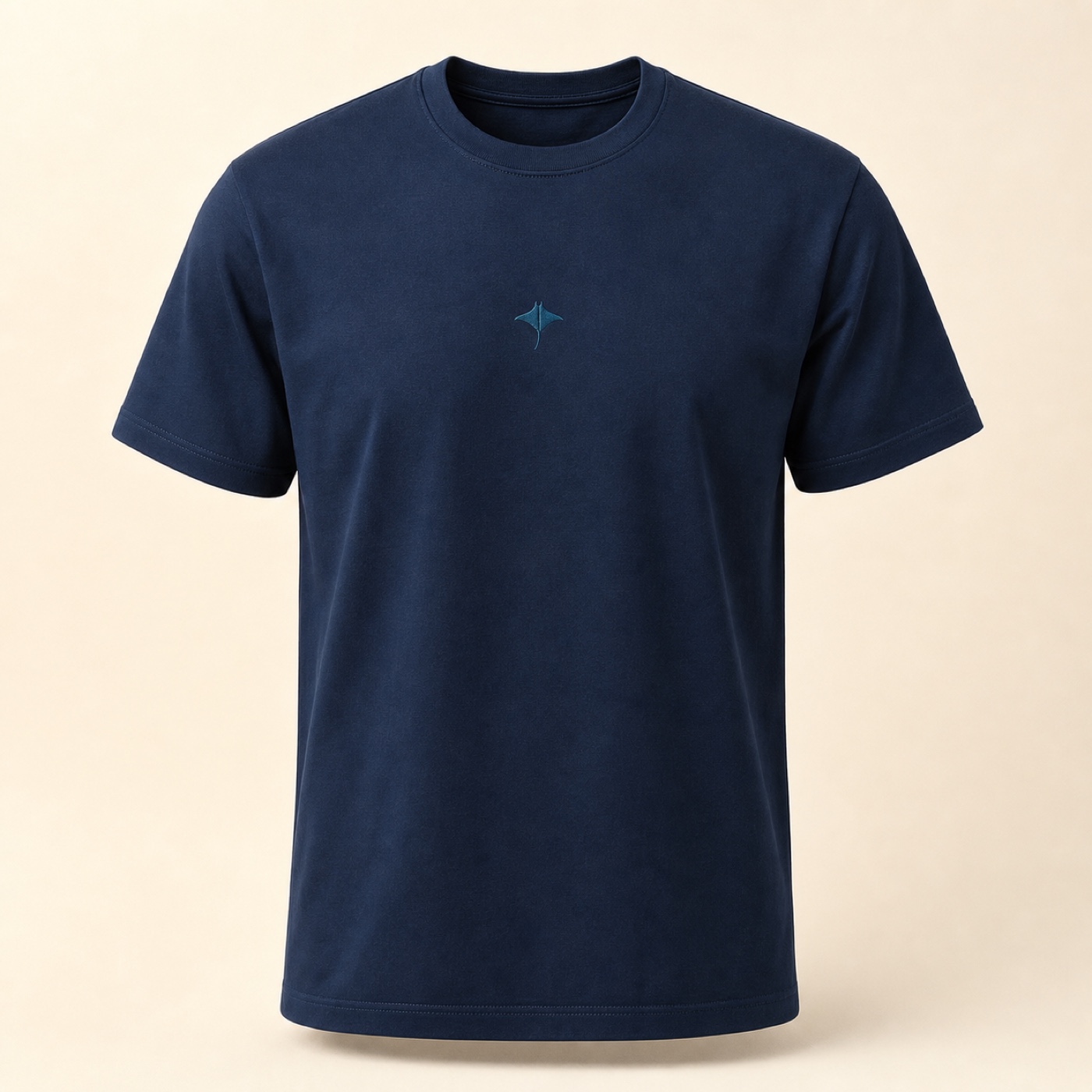 Navy organic cotton MDC manta T-shirt